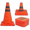 15.5 Inch Collapsible Traffic Cones Multi Purpose Pop Up Reflective Safety Cone (1pack )