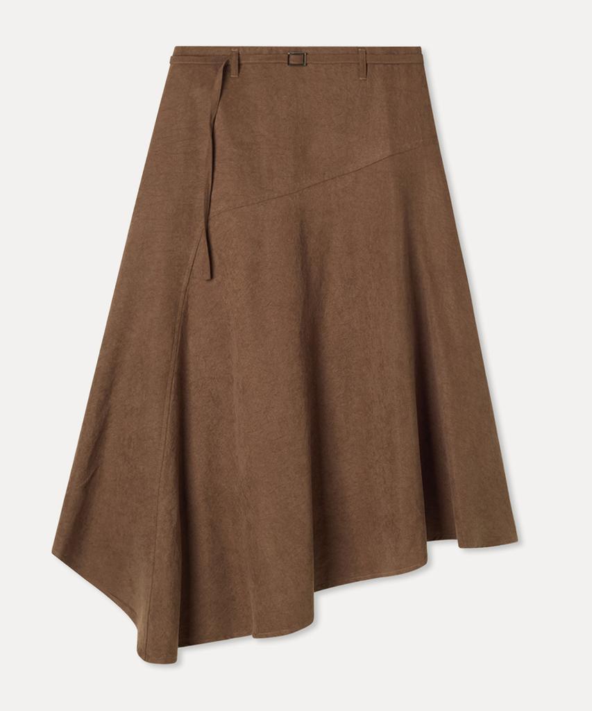 MIXXO Asymmetrical Midi Skirt_Miwwhg316B