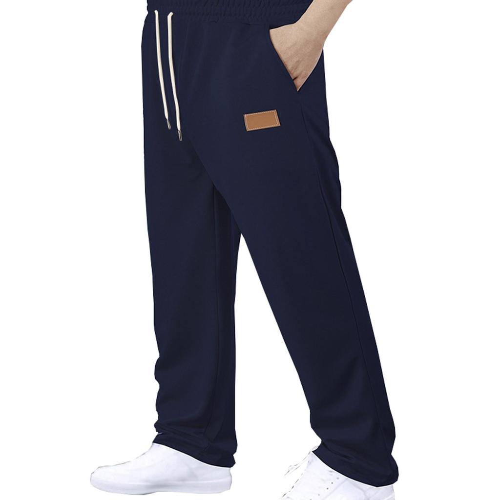 Men's Summer Drawstring Casual Pants Men's Breathable Sports Trousers