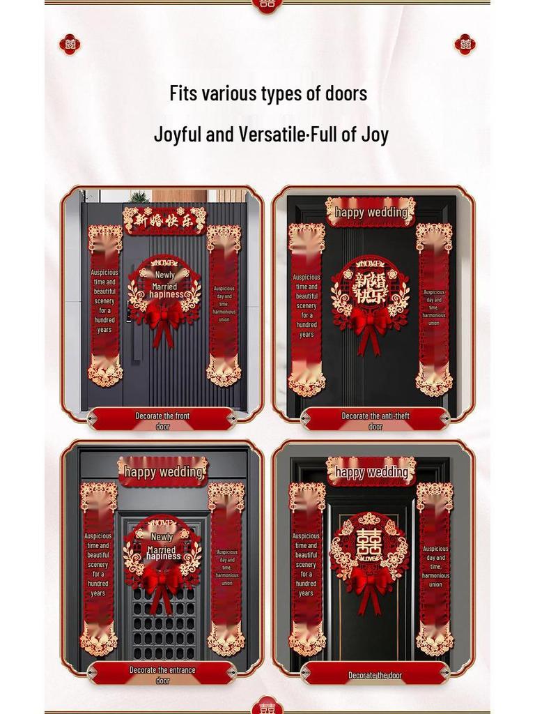 Düğün Beytleri & Çift Mutluluk Çıkartmaları: Gelin Odası ve Damadın Ana Kapı Süslemeleri