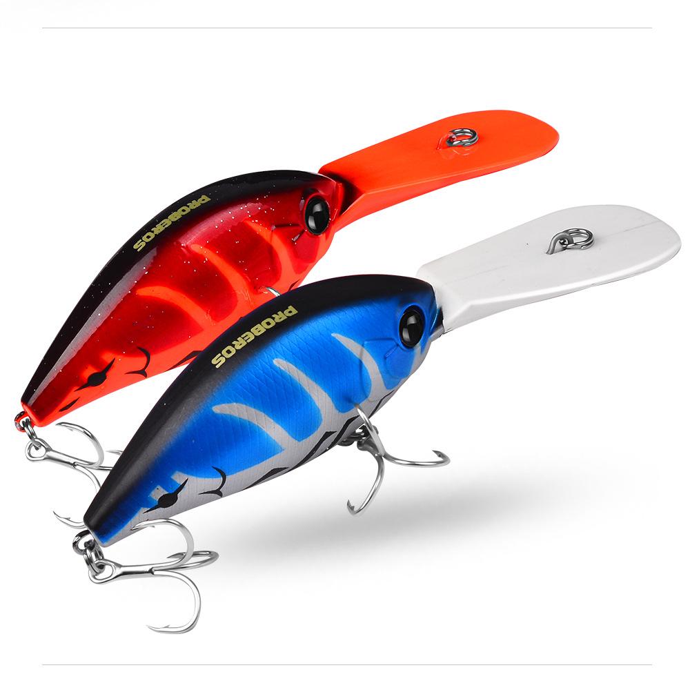12,5 CM 24,5 G Esca Minnow da Pesca Galleggiante Roccia Plastica Pesce Esca Piccolo Grasso Esca Luya Amo 4 # Attrezzatura da Pesca