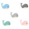 Ergonomic Cervical Support Memory Foam Pillow With Whale Designs For Neck Kids Comfort Home Use