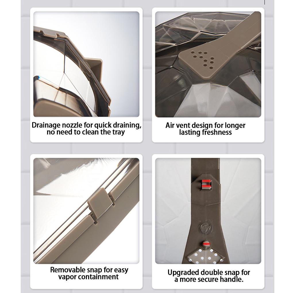 Reliable Microwave Food Cover High Heat Resistant Comfortable Grip Microwave Cover Cover For Food