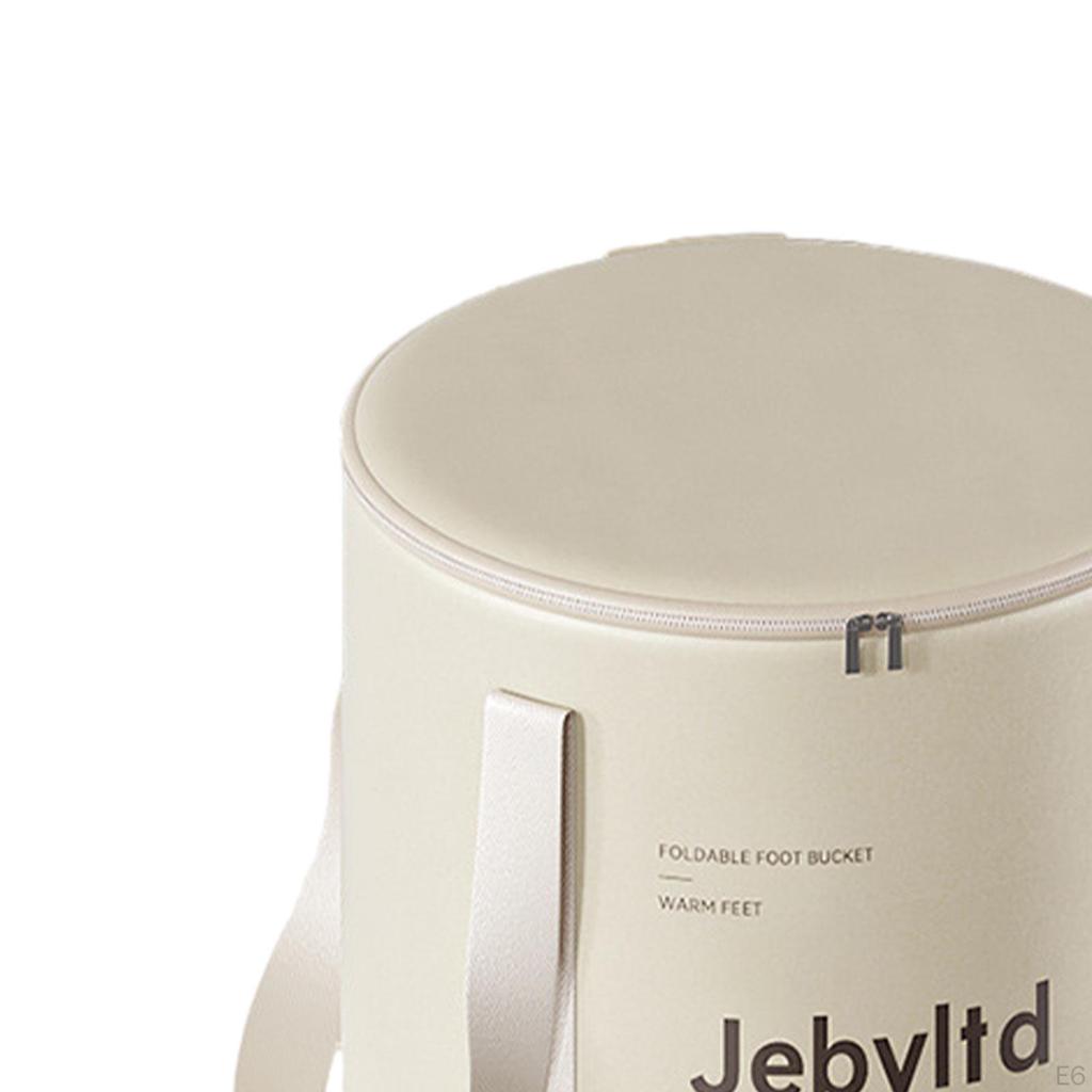 Collapsible Foot Basin Soaking Bucket Foldable Water Container Dormitory Bath