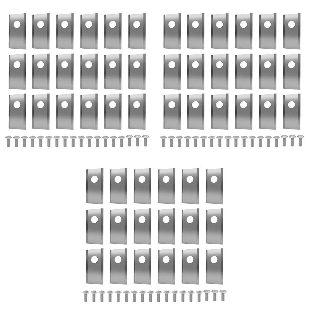 18/36/54/90PCS Blades Replacement Lawn Mower Parts Stainless Steel Mower Cutter Blade for Worx Landroid Lawn Mowers