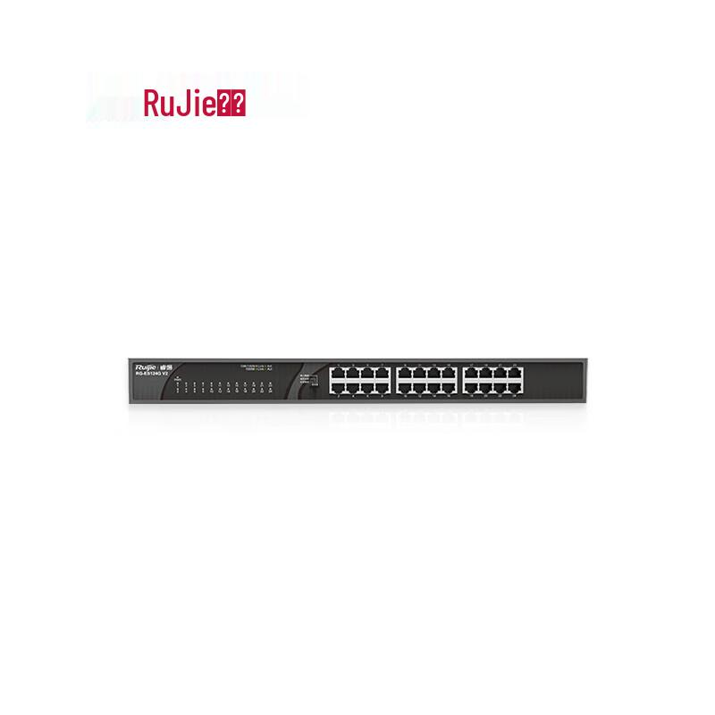 Ruijie 24-Port Gigabit Unmanaged Ethernet Switch RG-ES124G V2