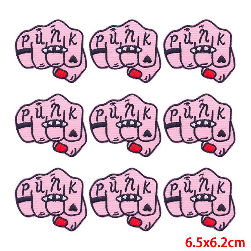 10 teile/los Großhandel Stickerei Patch Eisen Auf Patches Für Kleidung Patches Auf Kleidung Jacken Dekor Applikation Nähen Liefert