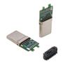 USB-C 3.1 Male Solder Connector for Fast Charging