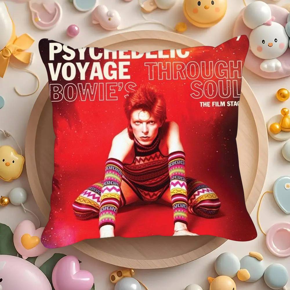 Singer D-David B-Bowie cool  Pillowcases cushion covers living room sofas home decor gifts