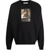 Men's FW21 Caravaggio Printing Loose Fit Black OMBA054F21FLE0101084