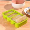 Silicone Soup Ice Cube Molds with Lid Food Meal Molds Multipurpose Freezer Soup Tray  Soup Storage