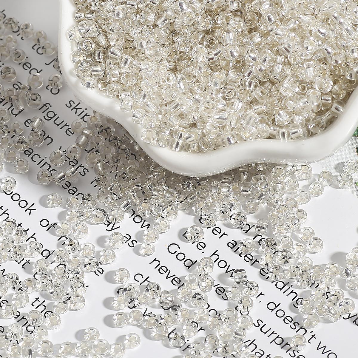 

Цветные чешские стеклянные бусины, хрустальные бусины с круглыми отверстиями для изготовления ювелирных изделий своими руками, ручная работа 2mm 1000pcs