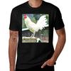 White Hatch Rooster Tshirt Holiday Party Tshirt For Unisex