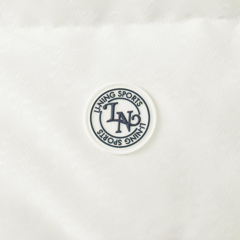 Li-Ning Sports Trend Series Loose Stand Collar Letter Down Vest Women vest AMRV050-1