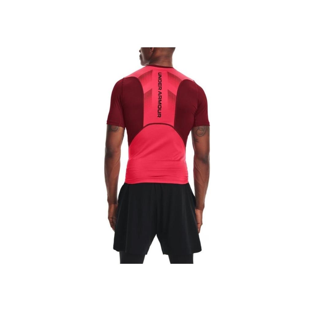 Under Armour Logo Print Slim Fit Comfortable Breathable Casual Short Sleeve T-Shirt Men T-Shirts Red 1362452-615