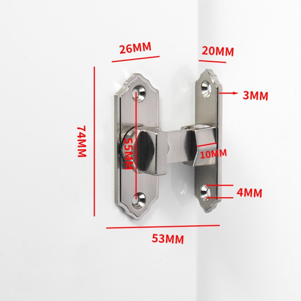 Sturdy and Durable Barn Door Lock Aluminum Alloy Door Catch New Door Bolt Lock