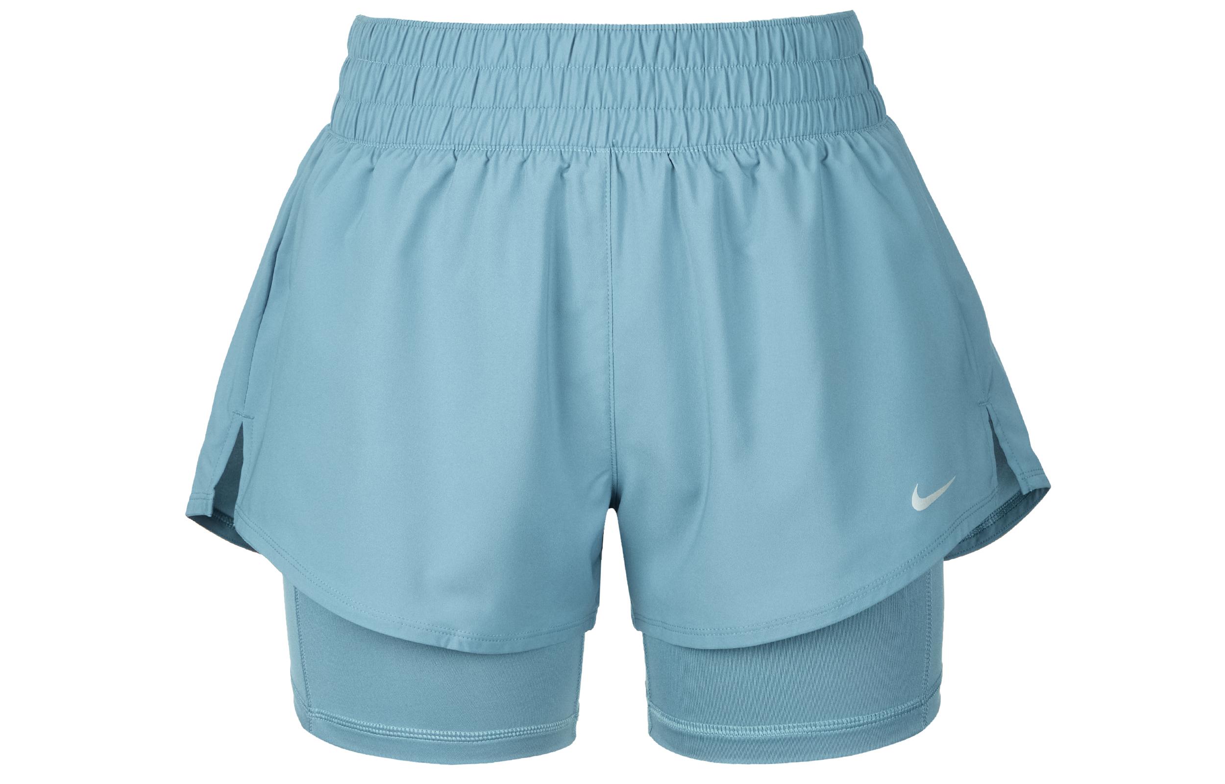 Nike DryDri Fit Casual Shorts Women s Smoke Blue DX6013-006 XL
