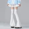 Elasticity Slimming Knee Socks Y2K Leg Stockings Japanese Style Spicy Femboy Over The Knee Horn Shaped Cuffs Sexy Accessories