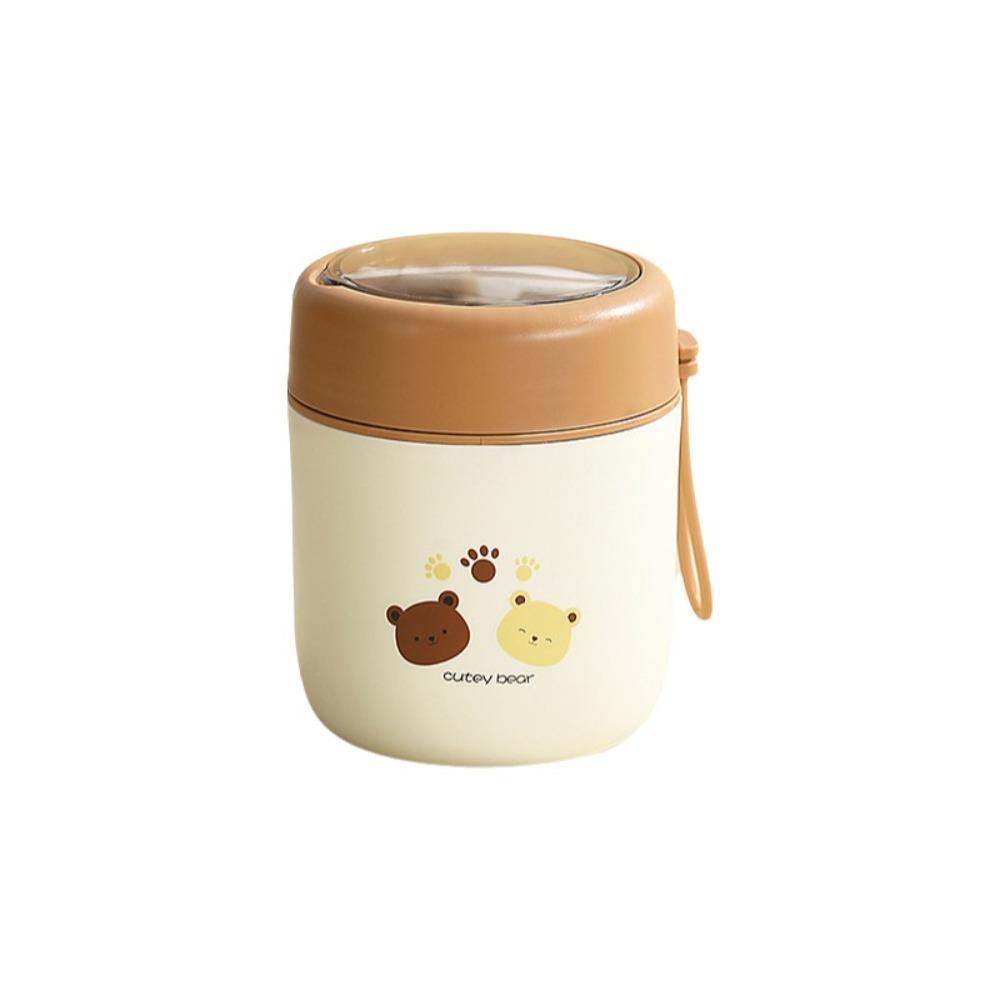 Leak-Proof Breakfast Cup 304 Stainless Steel Thermal Lunch Box Thermal Food Container Office Use