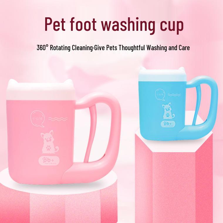 Pet Paw Cleaner Cup: Kitten & Dog Foot Washer Device