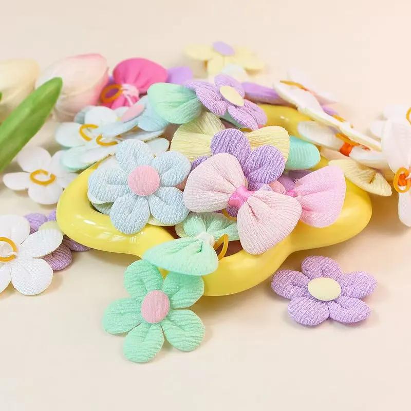 

5/10Pcs Flower Shape Dog Grooming Bowknot Small Dogs Hair Bows Rubber Bands Cat Dog Hair Bows Pet Hair Accessories Pet Supplies 5pcs