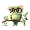 Adesivo Statico per Vetro Animali Cartoni Animati Rimovibile Impermeabile Decalcomania Decorativa per Finestra Casa Ufficio Soggiorno