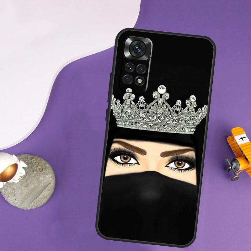 Islamic Arabic Hijab Girl Case For Xiaomi Redmi Note 14 13 Pro 12 9 10 11 Pro 10S 11S 12S Redmi 14C 13C 10C 12C Cover