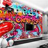Graffiti Wallpaper Colorful Street Graffiti 3d Mural Bar Ktv Tooling Background Wallpaper