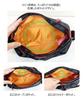 HARUBE Lightweight Nylon Crossbody Shoulder Bag, Artisan-Dyed, Elegant Design, Kyoto, Naniwaya, #E6-612 [Circle] (Gray x Red)