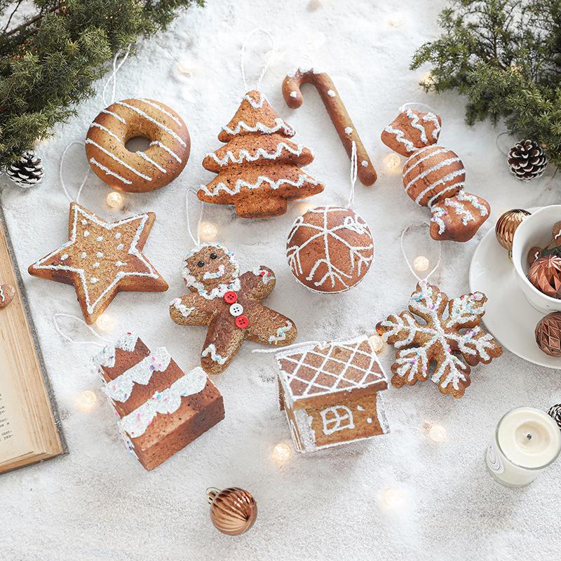 Cross-border Christmas Decorations: Adhesive Powder Snowflakes, Stars & Tree Ornaments