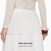 VEROMODA High-Waist Hollow-Out Pleated Long Skirt
