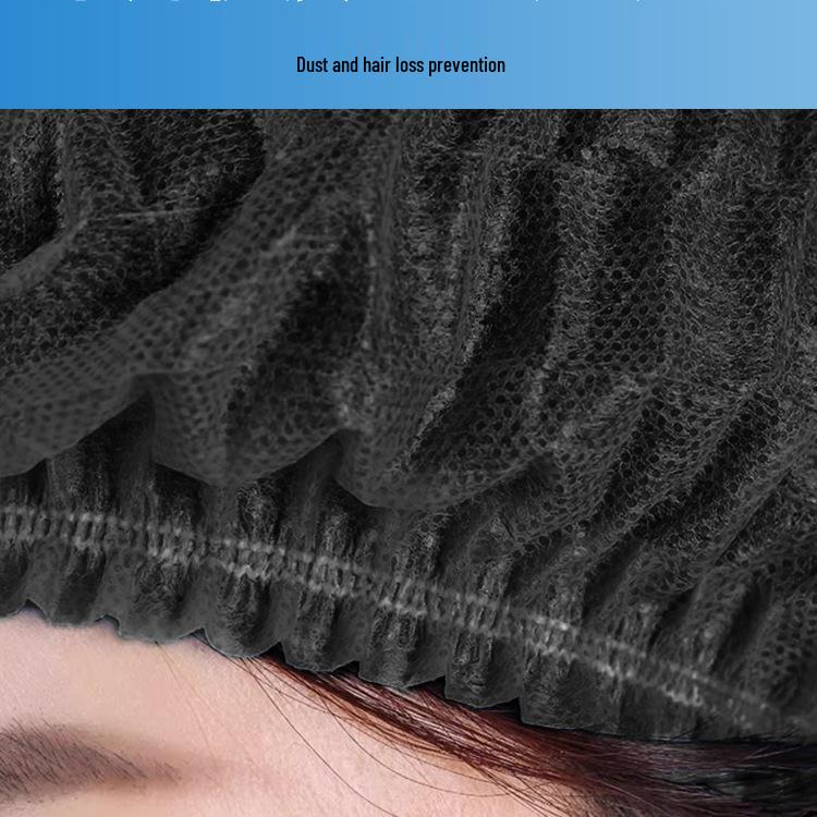 Disposable Dustproof Kitchen Hair Net Cap - Non-woven Fabric, Thickened, Anti-Hair Loss for Chefs & Catering