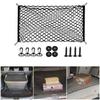 Double Layer Cargo Net Adjustable Car Mesh Storage Bag Luggage Mesh Net  Back Rear Seat