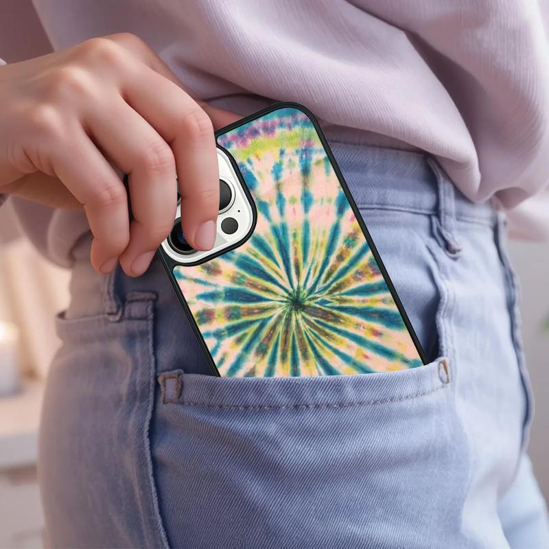 Abstrakte Tie-Dye-Handyhülle für iPhone 17 Air 15 16e 14 13 Pro Max Coque 12 11 Pro Max PLUS Hülle