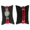 Japanese & Korean Style Pearl Rhinestone Heart Bracelet Watch - Women's Quartz Watch