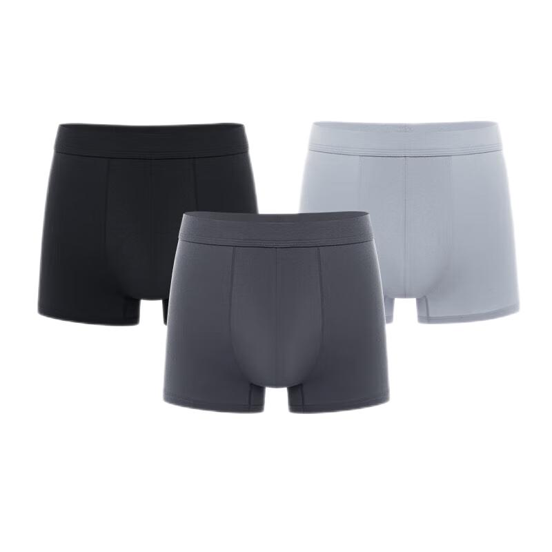 Quancotton Мужское базовое хлопковое нижнее белье, 3 шт. L