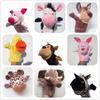 Ventriloquism Animal Hand Puppet Doll Mouth Can Move Parent-child Game Storytelling Cartoon Gloves Doll Can Open Mouth