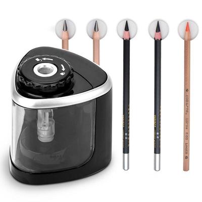 Temperamatite automatico elettrico Temperamatite con interruttore tattile per matite da 6-8 mm e matite colorate per ufficio scolastico, cancelleria per la casa