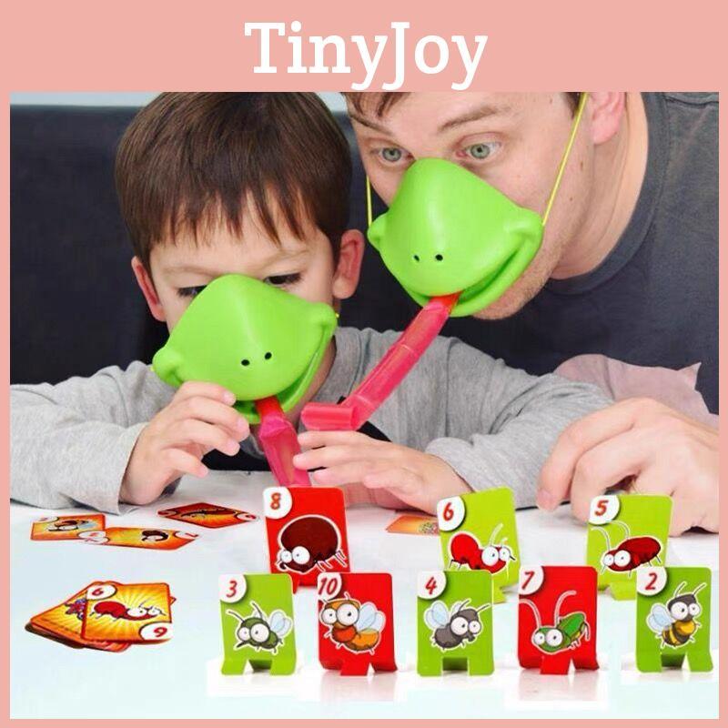 Engaging Colorful Frog Tongue Toy For Kids Fun Interactive Tabletop Game Experience