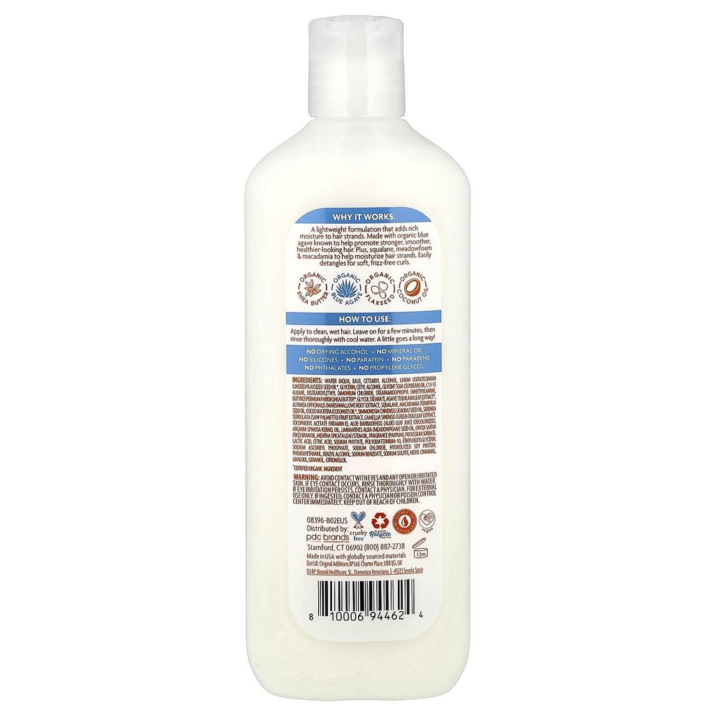 Weightless Smoothing Conditioner for Waves and Curls, 400 Ml (13.5 Fl Oz)
