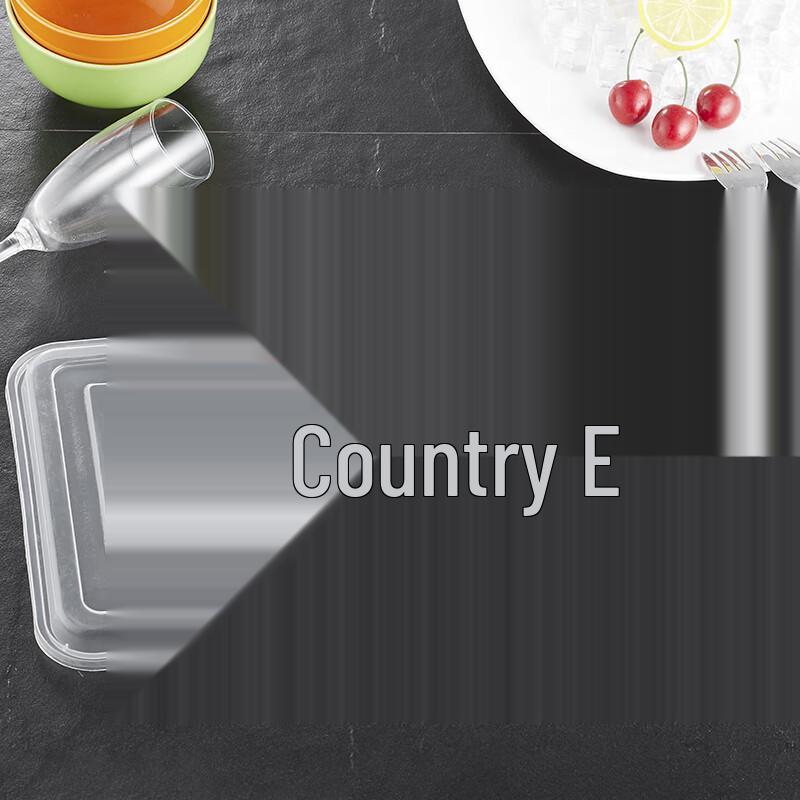 Four-Compartment Disposable Meal Prep Containers