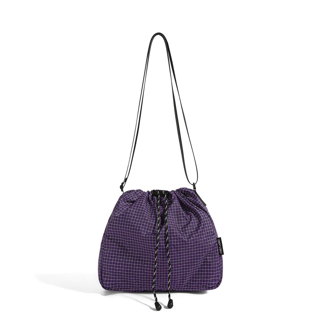 Kordelzug Mode Kleine Tasche Umhängetasche Damen Pendler Lässig Leichte Schulter Mama Beuteltasche