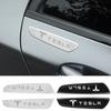 2 Stück Metall-Emblem-Abzeichen Auto Kotflügel Seitenaufkleber Für Modell 3 Modell Y Modell X Autozubehör