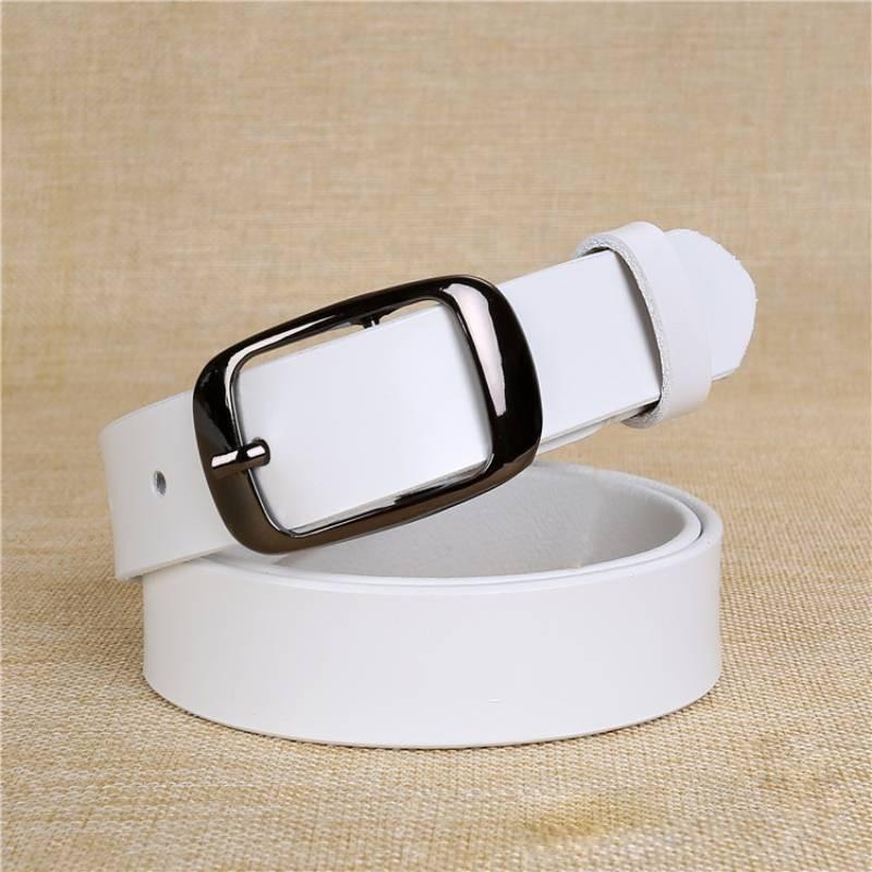 Leather Belt Womens Alloy Buckle Fashion Casual Wide Waist Strap Wear Daily