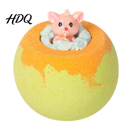 Essential Oils Fizzies Balls 1/7Pcs 100G Kids Bath Bombs with Toy Inside Plants Extract Relaxing Balls Dry Skin Moisturizing Shower Salt Ball