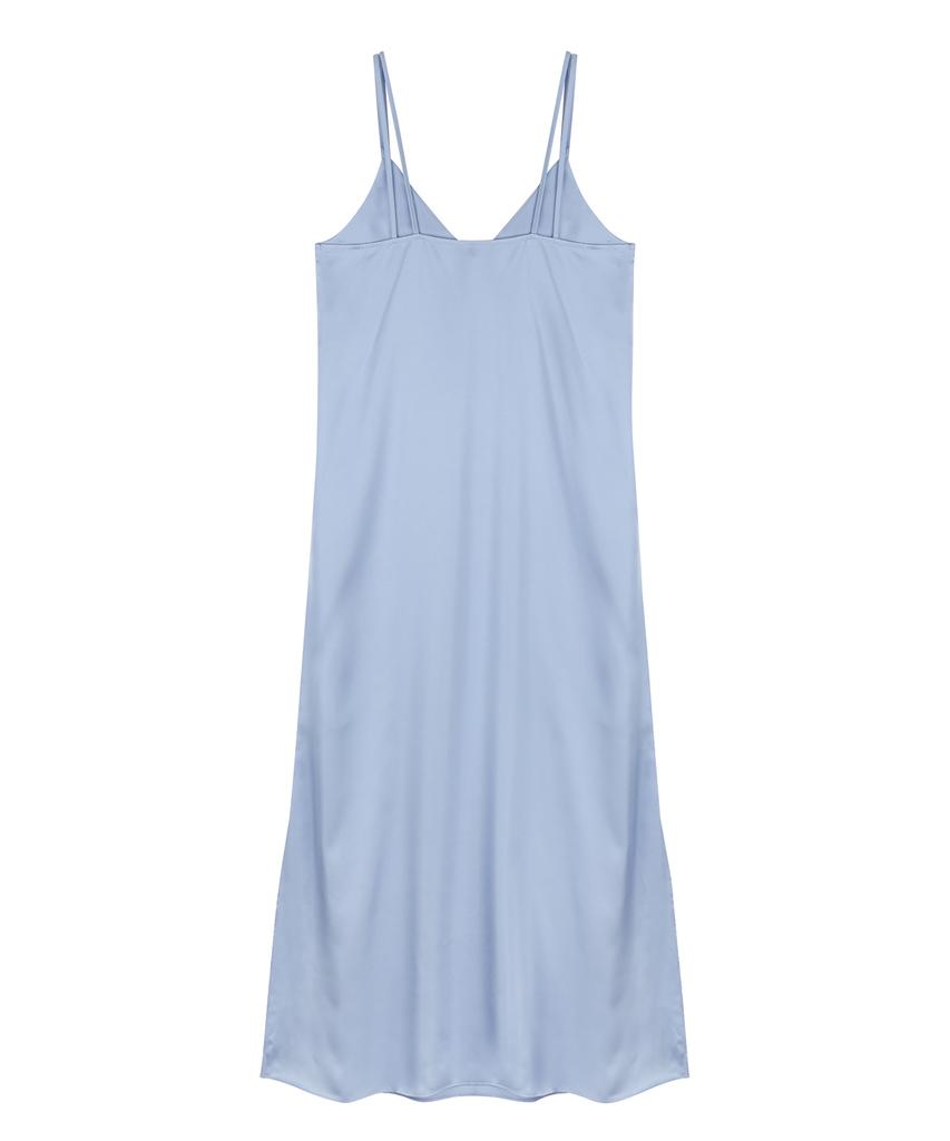 Tuelbeusseom Verdant Long Dress - Sky