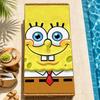 Beach Towels cute b-b-BobS-s Soft fun Quick Dry Pool cartoon s-S-S-SpongeS-eS bathing Towel Travel Gym Spa Camp sport face Gift