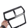 For Ford Explorer 2011 2012 2013 2014 2015 Carbon Black Interior Console Navigation Cover Frame Trim ABS Car Accessories 1pcs