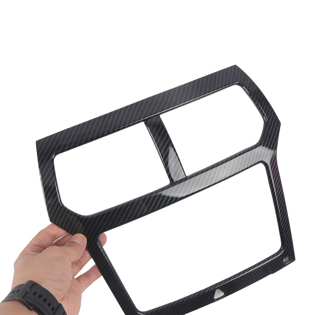 For Ford Explorer 2011 2012 2013 2014 2015 Carbon Black Interior Console Navigation Cover Frame Trim ABS Car Accessories 1pcs