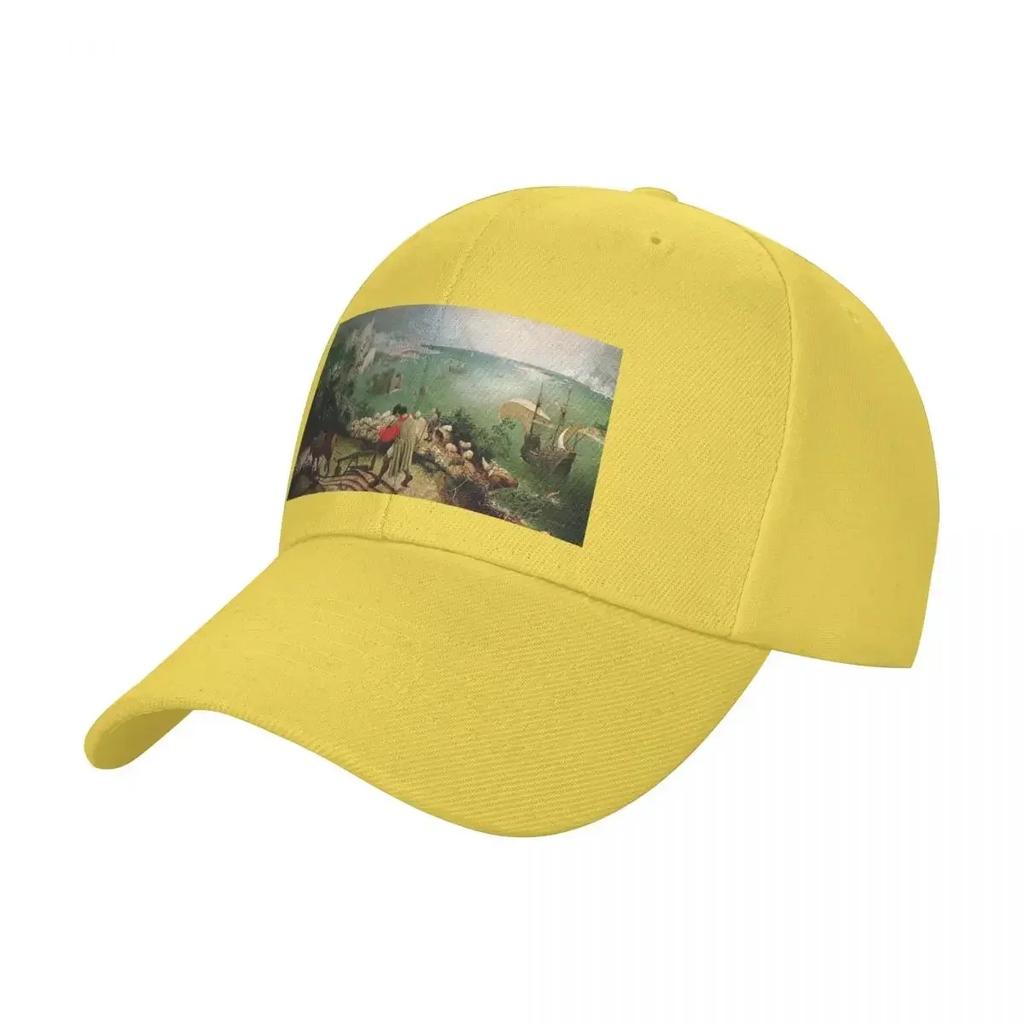 Seascape With Ships  Pieter Bruegel The Elder Baseball Cap Big Size Hat New In The Hat Womens Hats For The Sun Unisexs